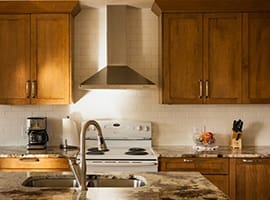 maple granite kitchen